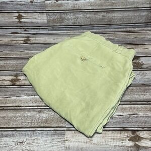 Tommy Bahama Women's Pleated Silk Pants‎ Khaki Size 14